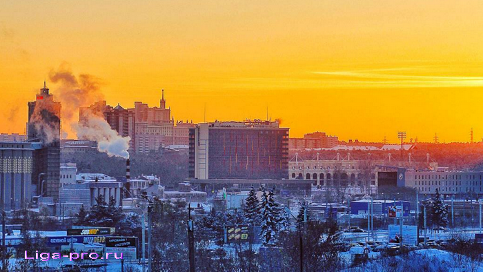 Утро в Челябинске
